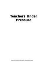 Teachers under pressure / Maurice Galton and John MacBeath.