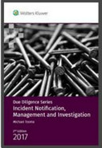 Incident notification, management and investigation / Michael Tooma.