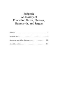 EdSpeak : a glossary of education terms, phrases, buzzwords, and jargon / Diane Ravitch.