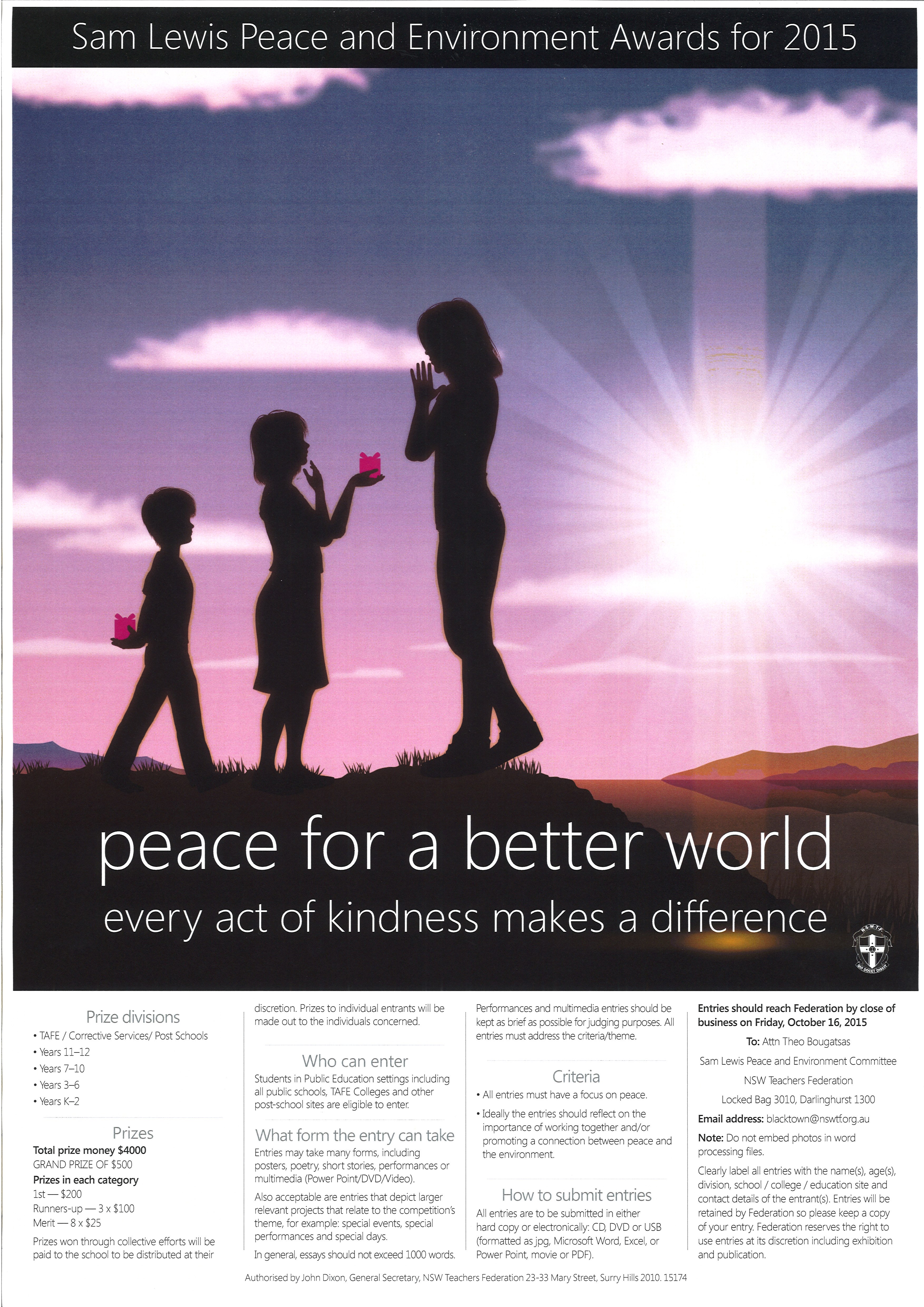 Peace for a better world_Sam Lewis Poster_ 2015..jpg