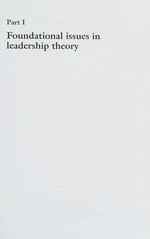 Questioning leadership : new directions for educational organisations / edited by Gabriele Lakomski, Scott Eacott, & Colin W. Evers.