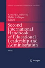 Second international handbook of educational leadership and administration / edited by Kenneth Leithwood ... [et al.].