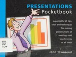 The presentations pocketbook / by John Townsend ; drawings by Phil Hailstone.